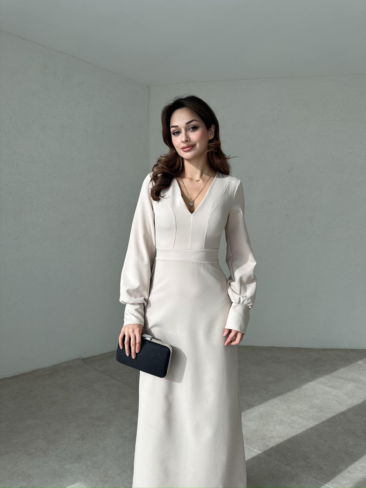 WİNSLOW Maxi Elbise 4988 - Krem