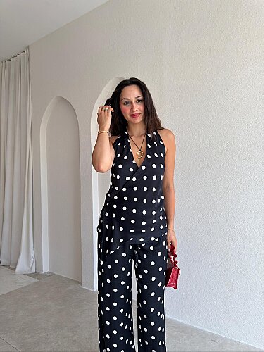  WOLVER Puantiyeli Takım 9003 - Siyah - Mooi Butik