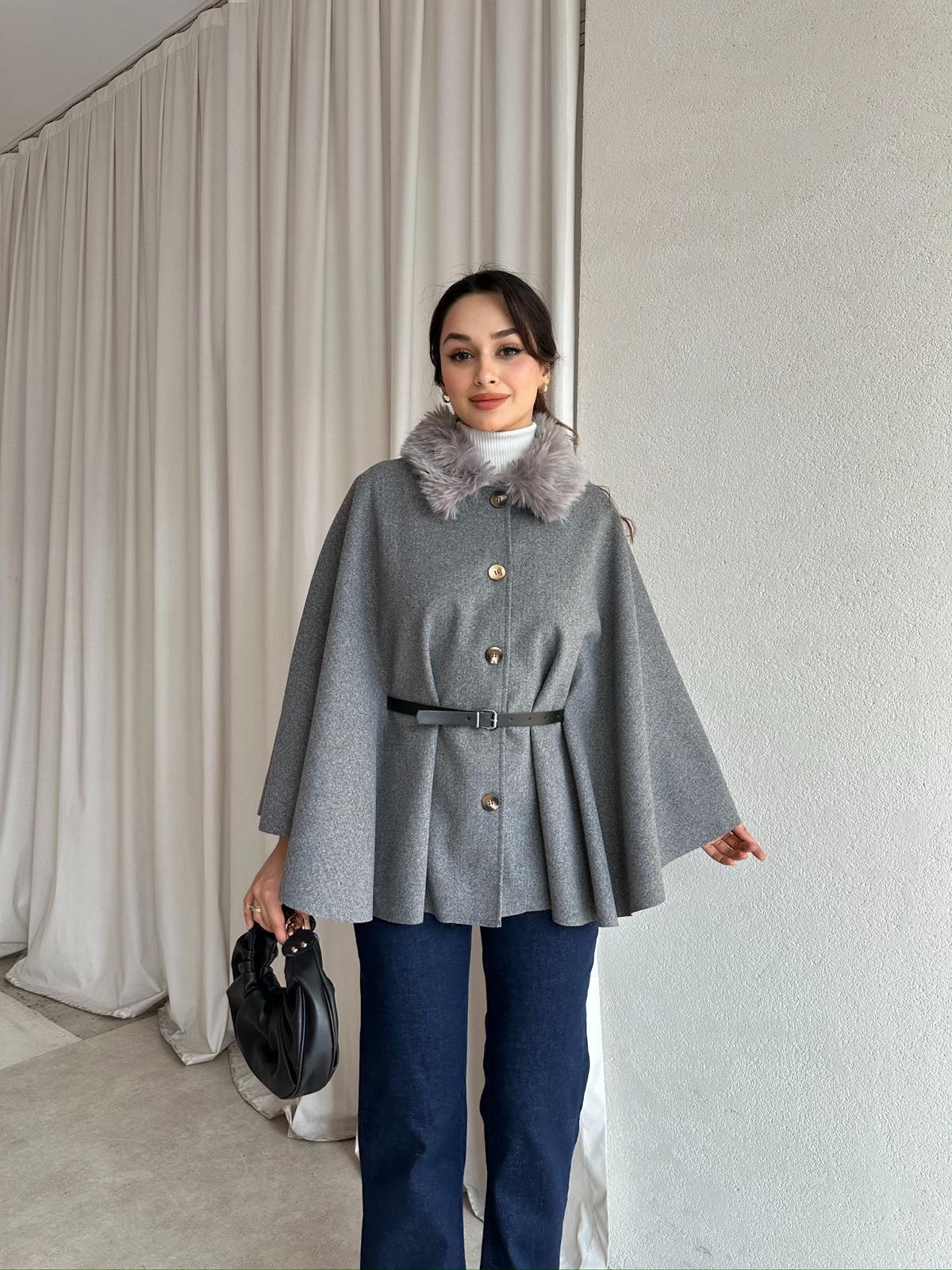 ZANGER Kürklü Panço 8550 - Gri