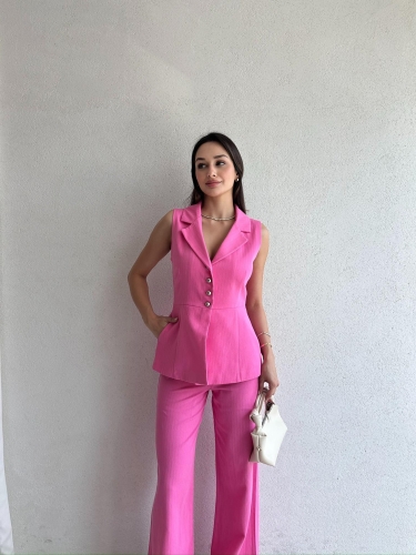 ZELENY Takım 4086 - Pembe - Mooi Butik