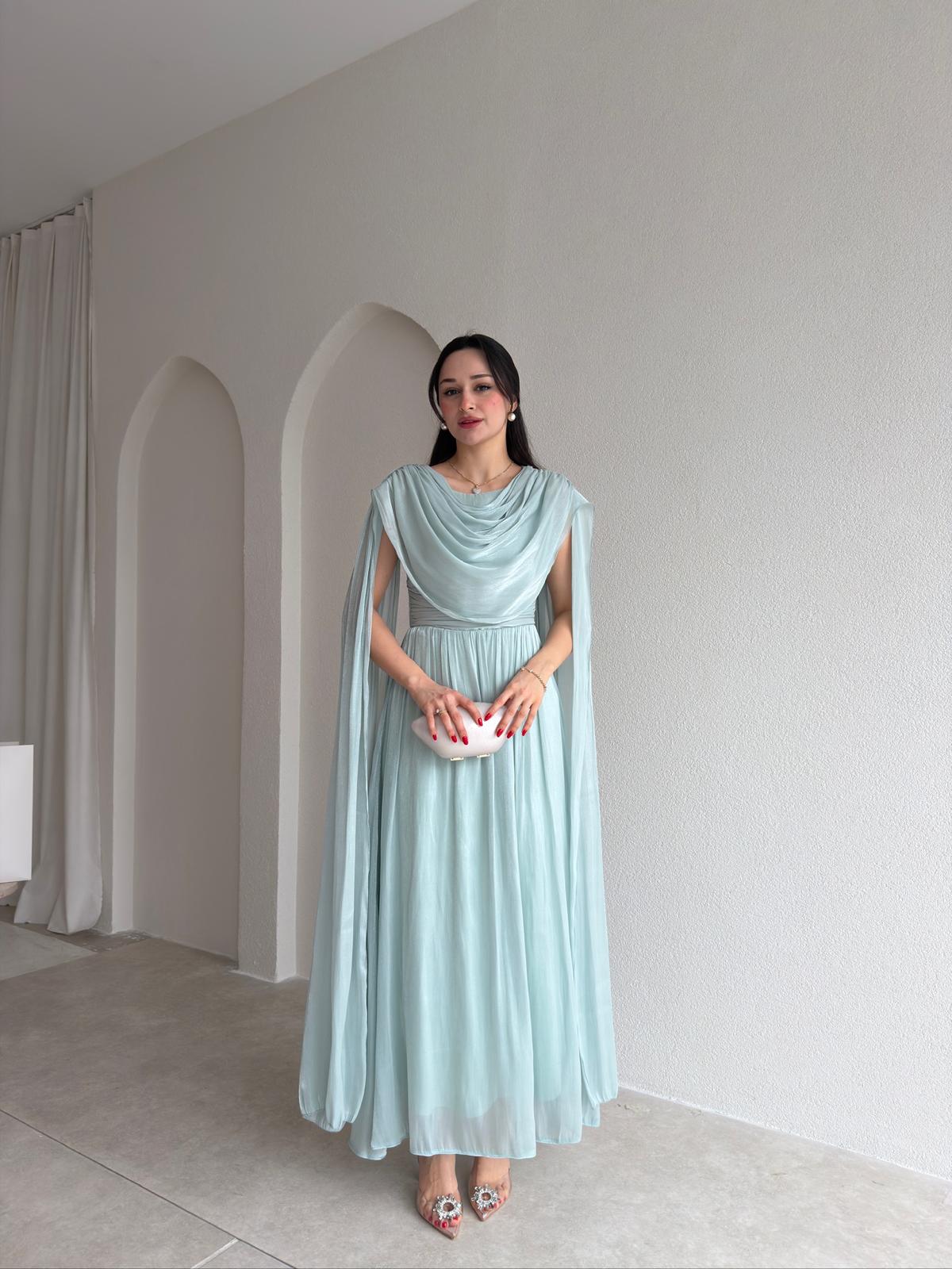 ZUZANNA Maxi Elbise 9069 - Mint